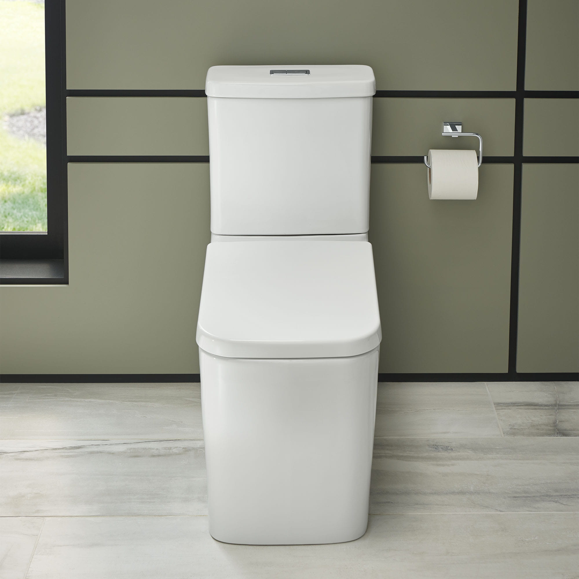 Right Height Elongated Toilet  Bowl  with Seat